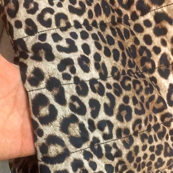 Michael Kors Leopard Print Puffer Vest - Picture 8 of 8